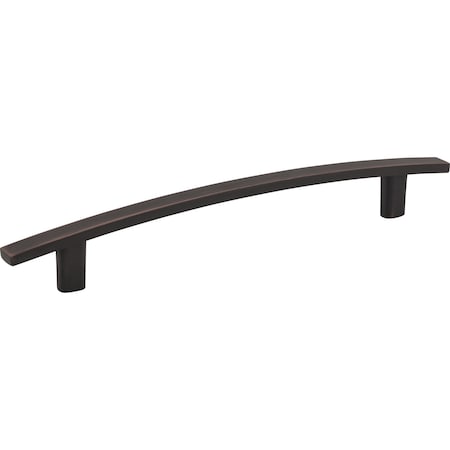Elements 160 mm Center-to-Center Brushed Oil Rubbed Bronze Square Thatcher Cabinet Bar Pull 859-160DBAC